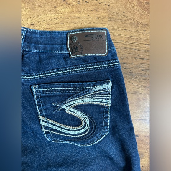 Silver Straight-Leg Jeans - Picture 3 of 6